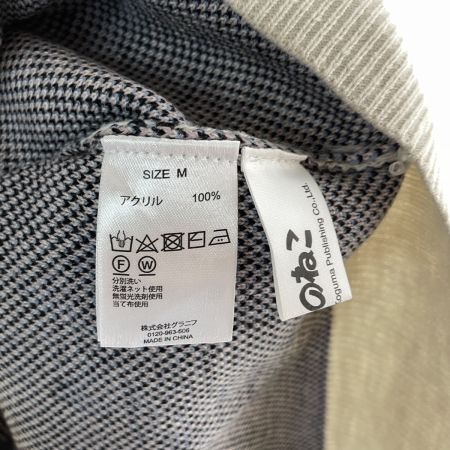  graniph グラニフ レディース  ニット 11ぴきのねこ 総柄 SIZE M グレー