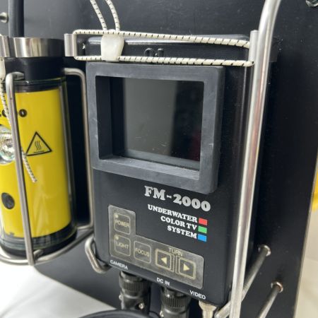  Q.I 吊下げ式 水中テレビカメラ 水中カメラ UNDER WATER TV SYSTEM 海中 水中 検査 調査 探査 下水 配管 FM-2000 イエロー ジャンク品 現状渡し