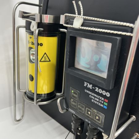 Q.I 吊下げ式 水中テレビカメラ 水中カメラ UNDER WATER TV SYSTEM 海中 水中 検査 調査 探査 下水 配管 FM-2000 イエロー ジャンク品 現状渡し