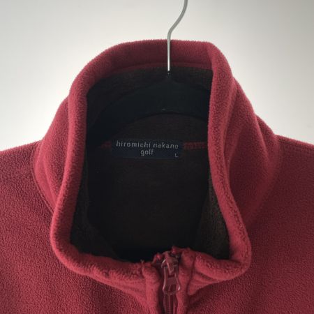  hiromichi nakano ヒロミチナカノ メンズ ゴルフウェア ジャケット SIZE L レッド