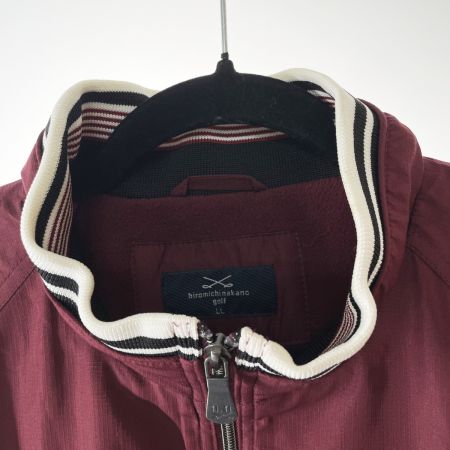  hiromichi nakano ヒロミチナカノ メンズ ゴルフウェア ジャケット SIZE LL レッド