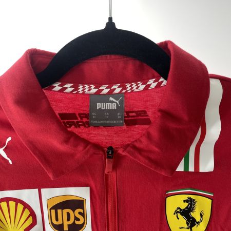  PUMA プーマ スポーツウェア メンズ レッドスクーデリア フェラーリ チーム ポロシャツ 2021 サイズUS XS STYLE NO. 763032-02 レッド