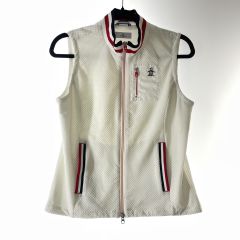  MUNSING WEAR マンシングウェア ゴルフウエア レディース ジップアップ・ベスト SIZE M MGWLJK50 ホワイト Bランク