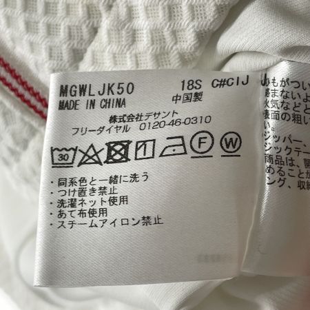  MUNSING WEAR マンシングウェア ゴルフウエア レディース ジップアップ・ベスト SIZE M MGWLJK50 ホワイト