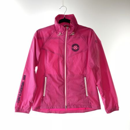  MUNSING WEAR マンシングウェア ゴルフウエア レディース 薄手ジップアップ・ブルゾン SIZE M MGWLJK03 ピンク