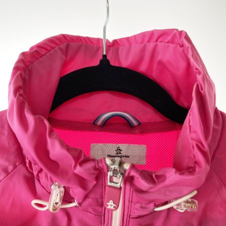  MUNSING WEAR マンシングウェア ゴルフウエア レディース 薄手ジップアップ・ブルゾン SIZE M MGWLJK03 ピンク