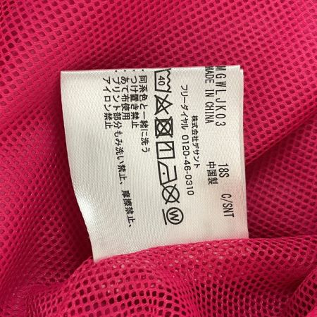  MUNSING WEAR マンシングウェア ゴルフウエア レディース 薄手ジップアップ・ブルゾン SIZE M MGWLJK03 ピンク