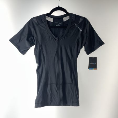  ALIGNMED 姿勢矯正・コンプレッションインナー ポスチャーシャツ 2.0 ジッパー メンズ SIZE S ブラック