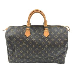 〇〇 LOUIS VUITTON ルイヴィトン モノグラム スピーディ40 ボストンバッグ ハンドバッグ M41522 ブラウン Bランク