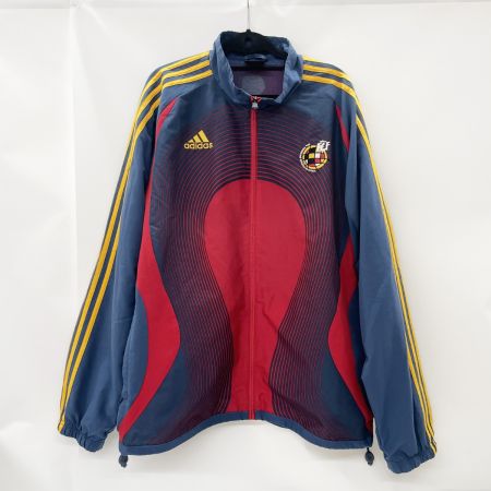  adidas アディダス メンズ サッカー ウインドブレーカー スペイン代表モデル XO 080268 AAL001 ネイビー×イエロー×レッド