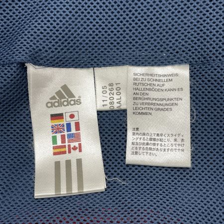  adidas アディダス メンズ サッカー ウインドブレーカー スペイン代表モデル XO 080268 AAL001 ネイビー×イエロー×レッド