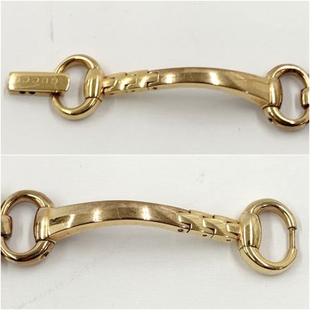  GUCCI グッチ トルナヴォーニ シェル 120 レディース クォーツ スクエア 腕時計 120 ゴールド