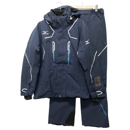  MIZUNO ミズノ スキーウェア上下セット デモモデル SIZE XL ネイビー