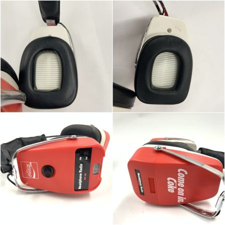  Coca-Cola コカコーラ ハッピーかんかん プレゼント ヘッドフォン ラジオ 現状渡し ジャンク品