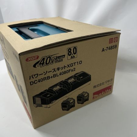  MAKITA マキタ  A-74859 パワーソースキットXGT10(DC40RB+BL4080F×2) 40V  XGT10(DC40RB+BL4080F×2） A74859 未使用品