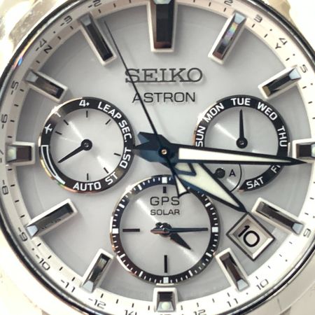  SEIKO セイコー アストロン ソーラー 電波 GPS 腕時計 901593 シルバー