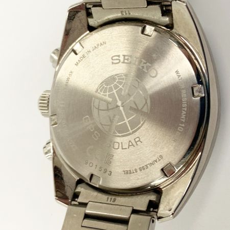  SEIKO セイコー アストロン ソーラー 電波 GPS 腕時計 901593 シルバー