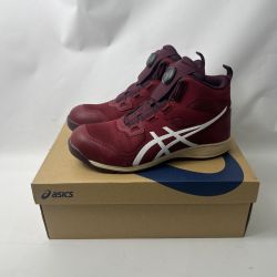 〇〇 asics アシックス 安全靴 26cm ｳｨﾝｼﾞｮﾌﾞCP214 TS BOA レッド 未使用品 箱有 Sランク