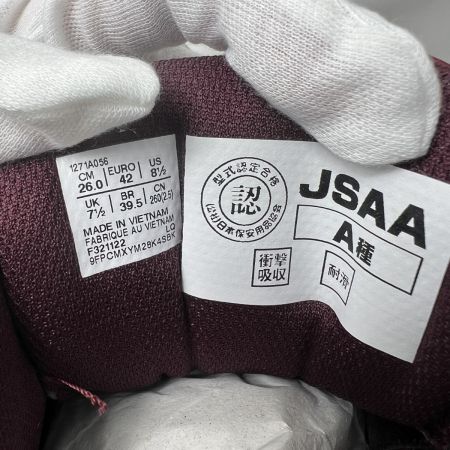  asics アシックス 安全靴 26cm ｳｨﾝｼﾞｮﾌﾞCP214 TS BOA レッド 未使用品 箱有