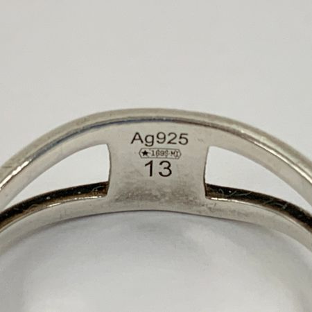  GUCCI グッチ インターロッキングG リング 指輪 Ag925 刻印 約 11号 シルバー