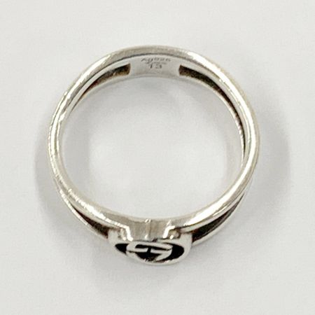  GUCCI グッチ インターロッキングG リング 指輪 Ag925 刻印 約 11号 シルバー