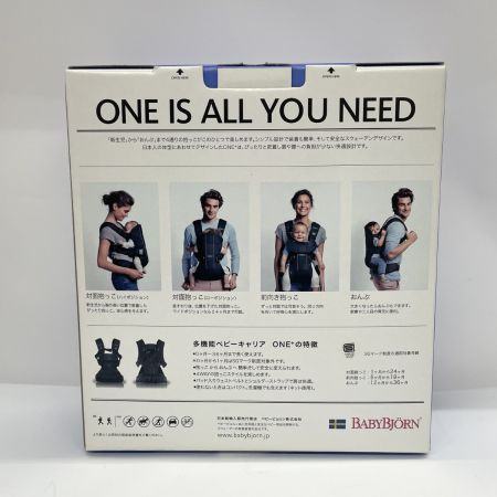  BABY BJORN ベビービョルン 抱っこ紐 BABY CARRIER ONE+ ブラック x レッド 未使用品
