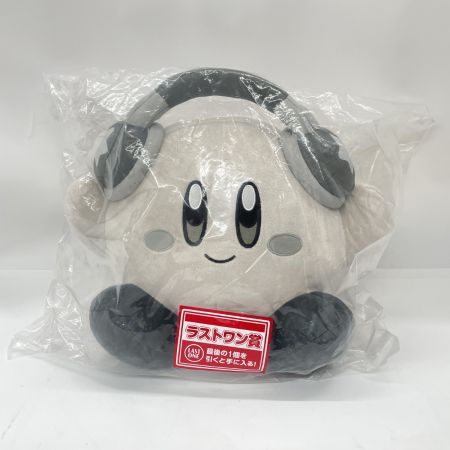   一番くじ 星のカービィ ～プププリミックス～ ラストワン賞 ゴキゲンなカービィぬいぐるみ モノクロver．