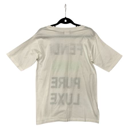  FENDI フェンディ 1000% PURE LUXE ロゴ Tシャツ SIZE M ホワイト