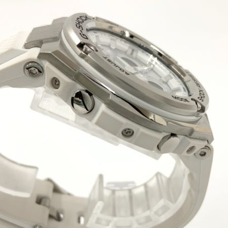  CASIO カシオ Gショック Gスチール  ソーラー電波クォーツ  腕時計 GST-W310 ホワイト x シルバー