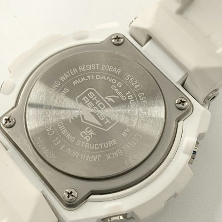  CASIO カシオ Gショック Gスチール  ソーラー電波クォーツ  腕時計 GST-W310 ホワイト x シルバー