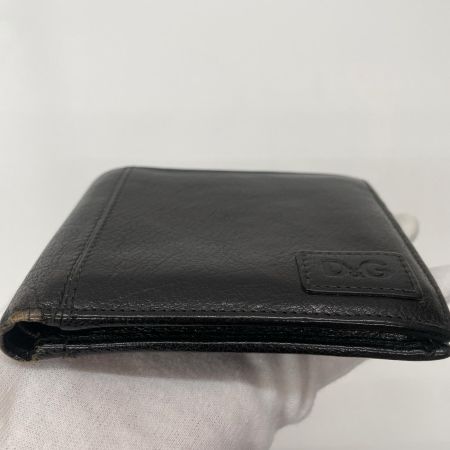 DOLCE & GABBANA ドルチェアンドガッバーナ メンズ 二つ折り財布  ブラック