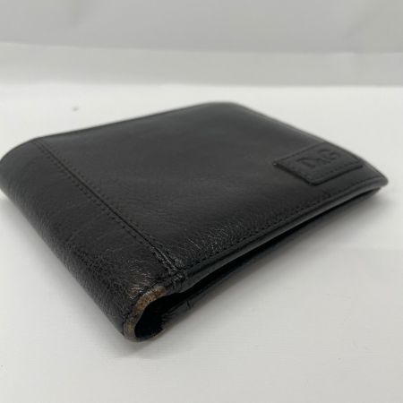 DOLCE & GABBANA ドルチェアンドガッバーナ メンズ 二つ折り財布  ブラック