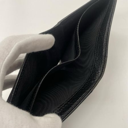 DOLCE & GABBANA ドルチェアンドガッバーナ メンズ 二つ折り財布  ブラック