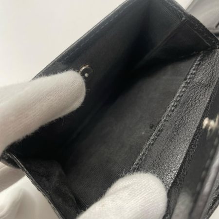 DOLCE & GABBANA ドルチェアンドガッバーナ メンズ 二つ折り財布  ブラック