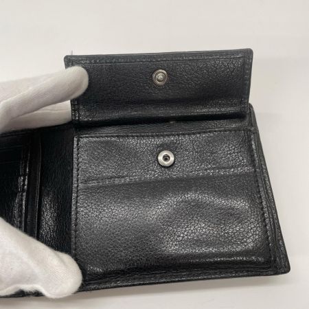DOLCE & GABBANA ドルチェアンドガッバーナ メンズ 二つ折り財布  ブラック