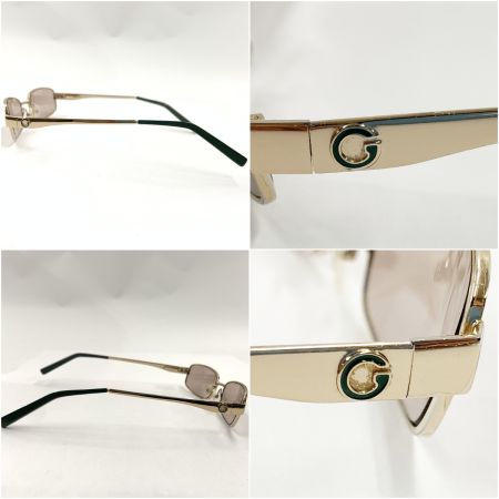  GUCCI グッチ シェリーライン メタル サングラス 53□18 5-4 GG 2726 ゴールド