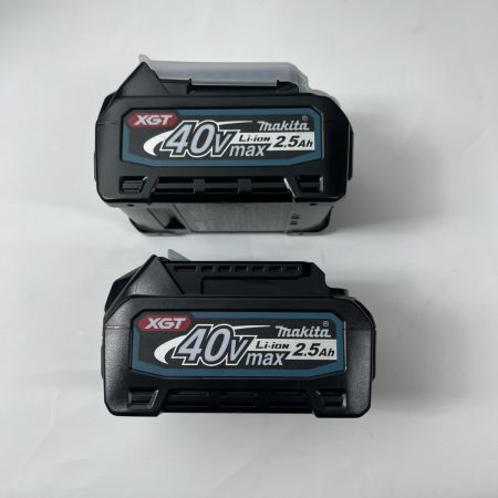  MAKITA マキタ 充電式マルノコ 165mm 40V バッテリーBL4025×2、充電器DC40RA、ケース付 HS001GRDXB 未使用品