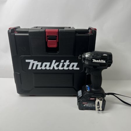  MAKITA マキタ インパクトドライバ 40v 充電器・充電池2個・ケース付  TD002GRDXB ブラック 未使用品