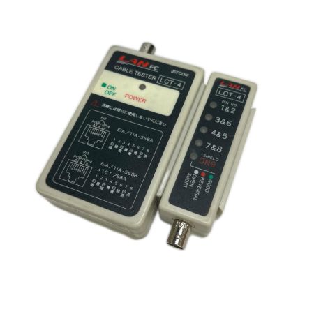  JEFCOM ケーブルテスター JEFCOM LCT-4  動作未確認 LCT-4 ジャンク品 現状渡し