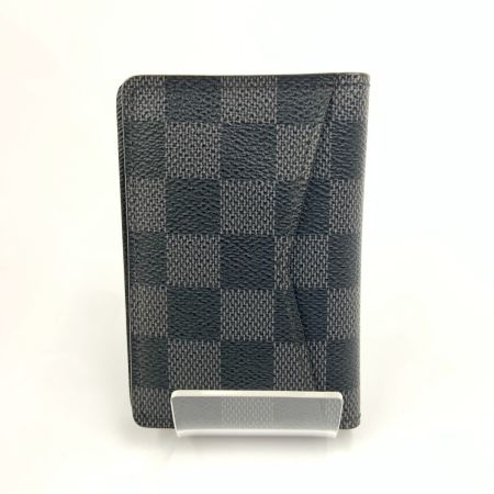  LOUIS VUITTON ルイヴィトン ダミエ グラフィット オーガナイザー ドゥ ポッシュ カードケース N63143 ブラック