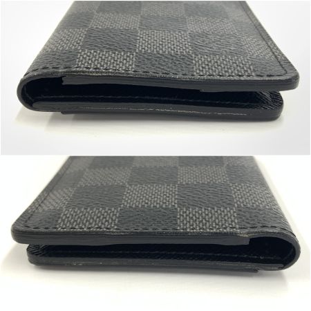  LOUIS VUITTON ルイヴィトン ダミエ グラフィット オーガナイザー ドゥ ポッシュ カードケース N63143 ブラック