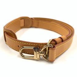 〇〇 LOUIS VUITTON ルイヴィトン ショルダーストラップ ヌメ革 ブラウン Bランク