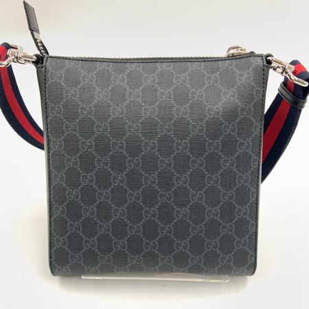  GUCCI グッチ GGスプリーム スモール メッセンジャーバッグ ショルダーバッグ 523599 ブラック