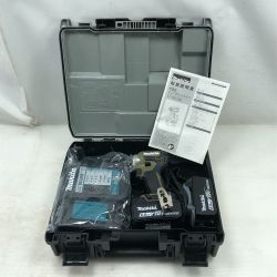 ◇◇ MAKITA マキタ 工具 インパクトドライバ オリーブ 未使用品(S) 充電器・充電池2個・ケース付 TD173DRGXO オリーブ Sランク