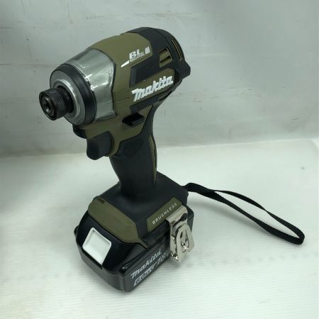  MAKITA マキタ 工具 インパクトドライバ オリーブ 未使用品(S) 充電器・充電池2個・ケース付 TD173DRGXO オリーブ