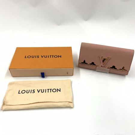  LOUIS VUITTON ルイヴィトン ポルトフォイユ カプシーヌ 二つ折り財布 M64552 ピンク