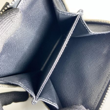  PRADA プラダ テスート ナイロン ラウンドファスナー コンパクトウォレット 1M0522 ブラック