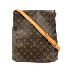 LOUIS VUITTON ルイヴィトン モノグラム ミュゼット ショルダーバッグ  M51256 ブラウン Bランク