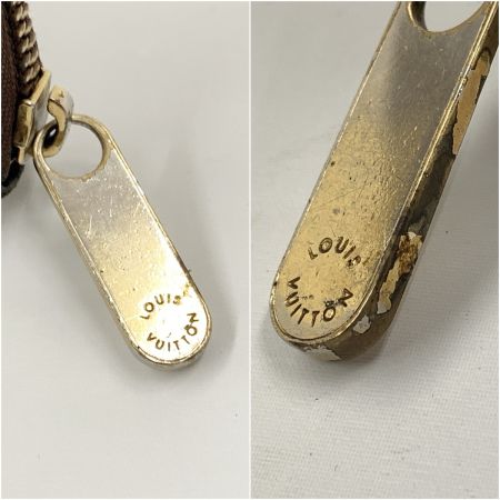  LOUIS VUITTON ルイヴィトン ダミエ ジッピー オーガナイザー ラウンドファスナー 長財布 N60003 ブラウン
