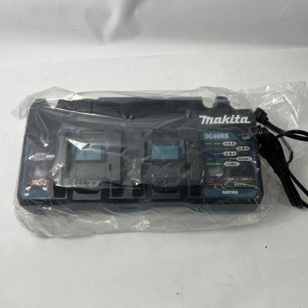  MAKITA マキタ 40Vmaxパワーソースキット 充電器・充電池2個・ケース付  A-71984 ブラック 未使用品